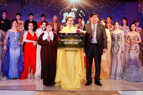 Vũ Thanh Thảo đăng quang Hoa hậu doanh nhân Toàn cầu 2019