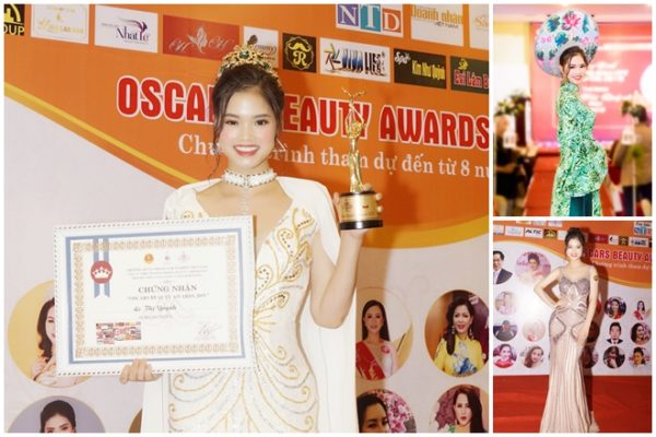 MC Lê Diễm Quỳnh đăng quang Nữ hoàng Trí tuệ Oscars Beauty Awards 2019