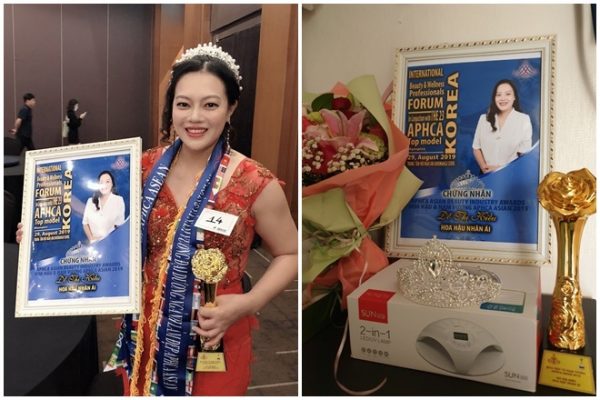 Đỗ Thị Kiều đăng quang Hoa hậu Nhân Ái Aphca Asian 2019