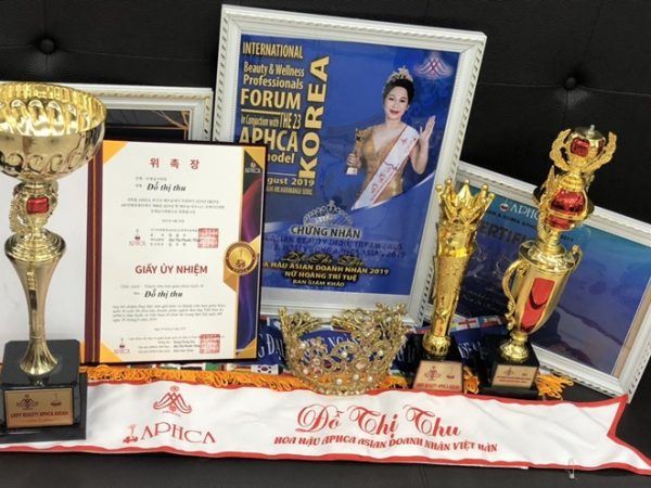 Sau đăng quang, Hoa hậu Đỗ Thị Thu ngồi ghế giám khảo Hoa hậu & Nam vương Aphca Asian 2019