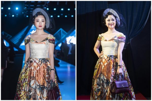 Nữ hoàng Phạm Huyền Trang hóa quý cô sành điệu dự Aquafina Vietnam International Fashion Week Fall Winter 2019