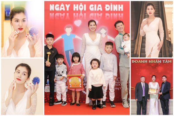 Hoa hậu Oanh Yến tái xuất sau sinh, 2 lần được vinh danh tại Ngày hội Gia đình 2020