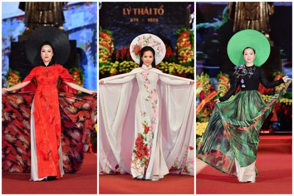 Bộ ba doanh nhân An Nhiên – Vivi An – Lee Nguyễn mở màn ấn tượng bộ sưu tập Hà Nội 12 sắc hoa của Hương Queen