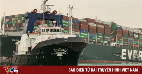 Khoảng 700 triệu USD giá trị hàng hoá Việt Nam bị ách tắc tại kênh đào Suez