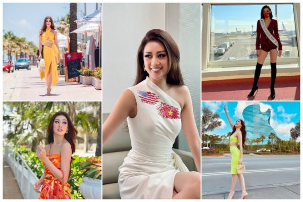 Hoa hậu Khánh Vân và loạt trang phục ấn tượng những ngày đầu đặt chân đến Mỹ
