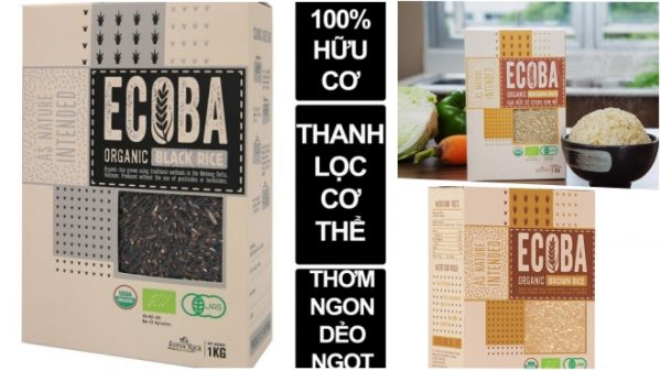 Gạo hữu cơ ECOBA – vì lợi ích sức khỏe của người Việt