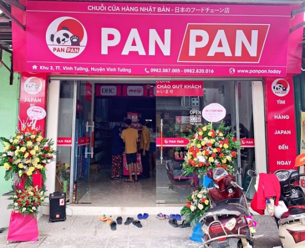 Chúc mừng Cửa hàng Nhật Bản PanPan đầu tiên tại Vĩnh Phúc khai trương