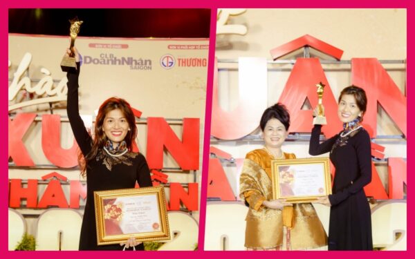 Hoa hậu Oanh Yến đón nhận biểu trưng “Trái tim vàng vì cộng đồng”