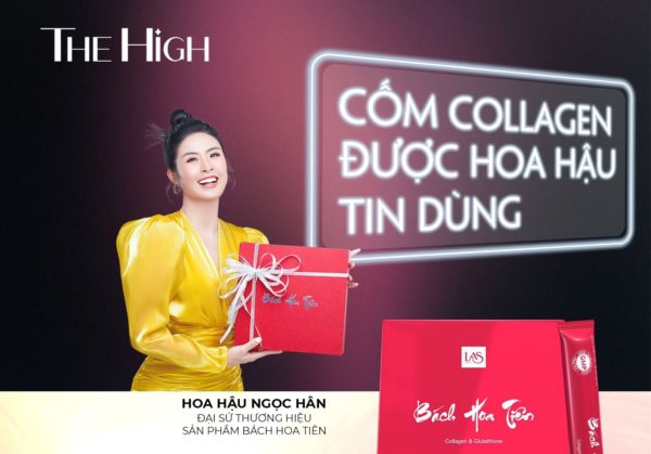 Hoa hậu Ngọc Hân trở thành đại sứ thương hiệu Collagen Bách Hoa Tiên