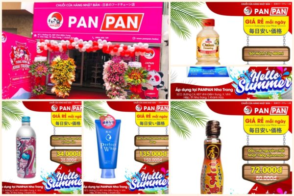 Cửa hàng PanPan Nha Trang tưng bừng khuyến mãi chào hè cực chất