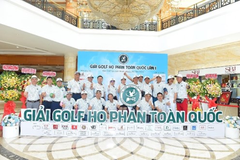 Giải golf họ Phan toàn quốc lần thứ 1 tổ chức thành công tại tp. Hồ Chí Minh