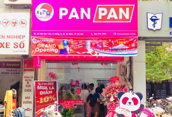 Khám phá cửa hàng chuẩn Nhật PANPAN tại Đội Cấn, Hà Nội vừa khai trương