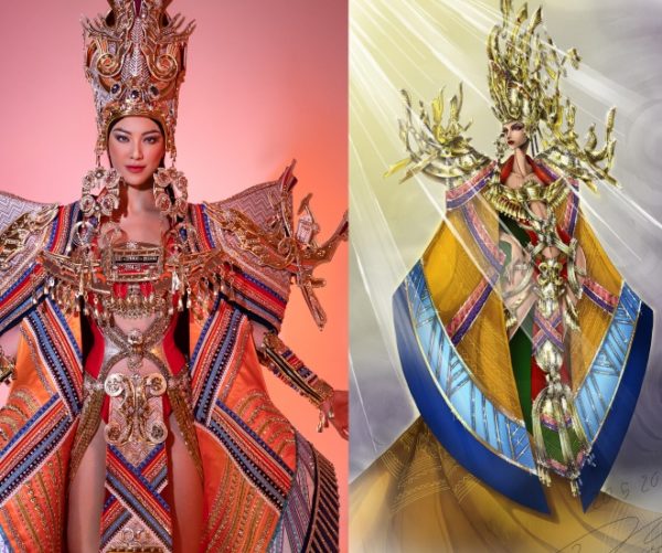 “Hùng ca biển cả” chính là trang phục dân tộc Kim Duyên mang đến Miss Supranational 2022