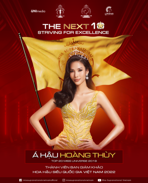 Siêu mẫu –  á hậu Hoàng Thùy chính thức ngồi “ghế nóng” hoa hậu siêu quốc gia Việt Nam 2022