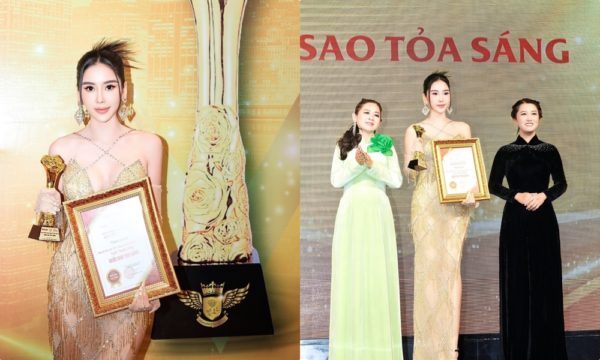 Hoa hậu Trịnh Thanh Hồng khoe vẻ gợi cảm trên sân khấu ‘Ngôi sao tỏa sáng của năm 2023’