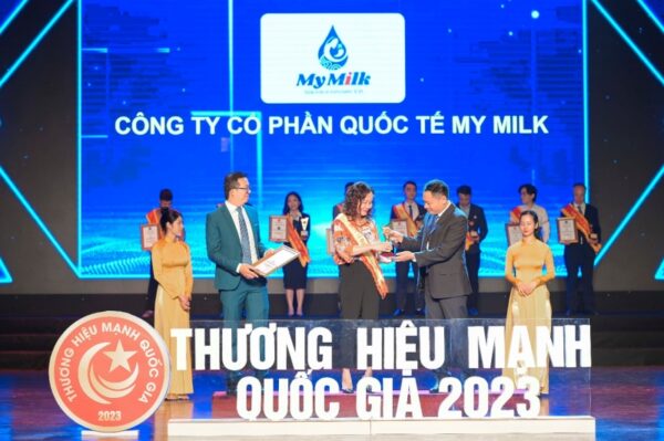 Công ty Cổ phần Quốc Tế My Milk đạt giải “Thương hiệu Mạnh Quốc Gia 2023”