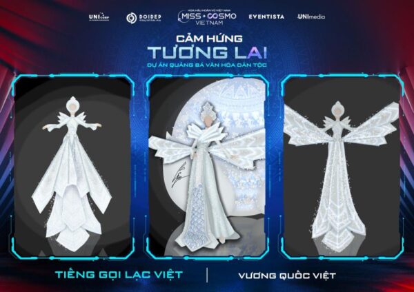 Văn hoá thời 4.0 nổi bật trong loạt thiết kế Quảng bá Văn hóa Dân tộc Hoa hậu Hoàn vũ Việt Nam