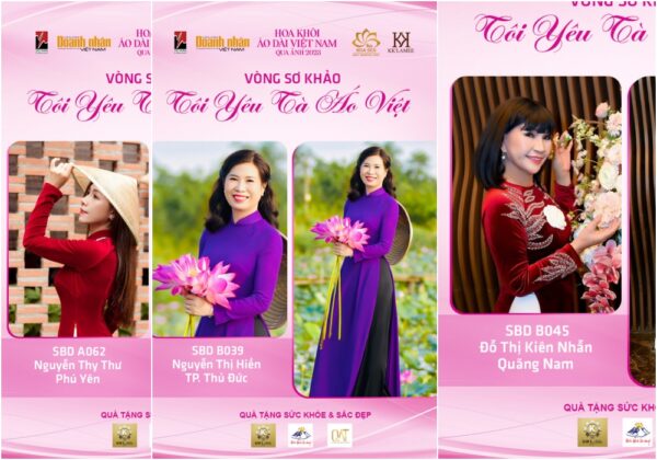 Hoa khôi áo dài Việt Nam qua ảnh 2023 thu hút thí sinh ở vòng sơ khảo 