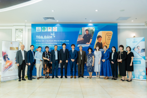 MHC Việt Nam phối hợp cùng Ever Việt Nam tổ chức thành công tọa đàm về ứng dụng tế bào gốc và kỹ thuật chuyên biệt trong điều trị bệnh cơ xương khớp với các chuyên gia hàng đầu Nhật Bản