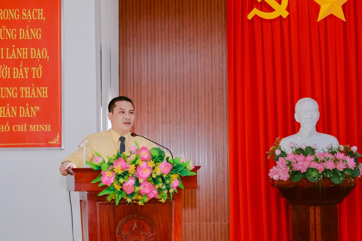 Ông Nguyễn Văn Sáng, Viện trưởng Viện ISTBD phát biểu