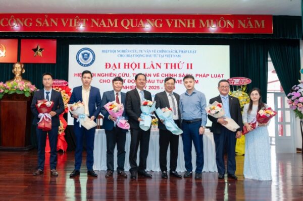 Đại hội Đại biểu lần thứ II, nhiệm kỳ 2025 – 2030 Hiệp hội Nghiên cứu, Tư vấn Chính sách, pháp luật cho hoạt động đầu tư tại Việt Nam (AVRCIPL)