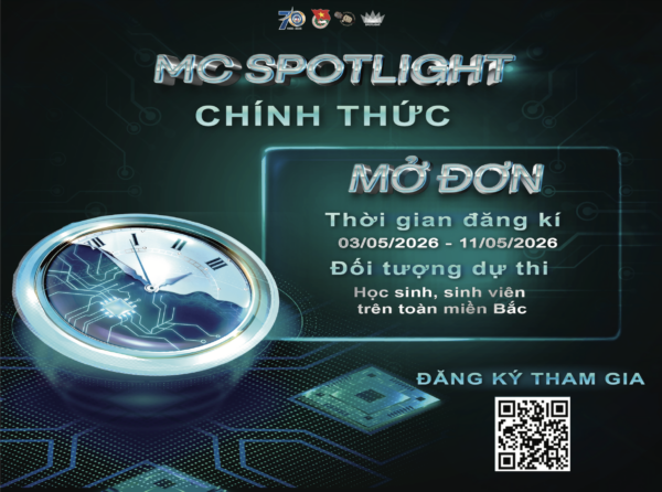 MC Spotlight 2026 – Sân chơi kỹ năng & tư duy: Bạn đã sẵn sàng chưa?
