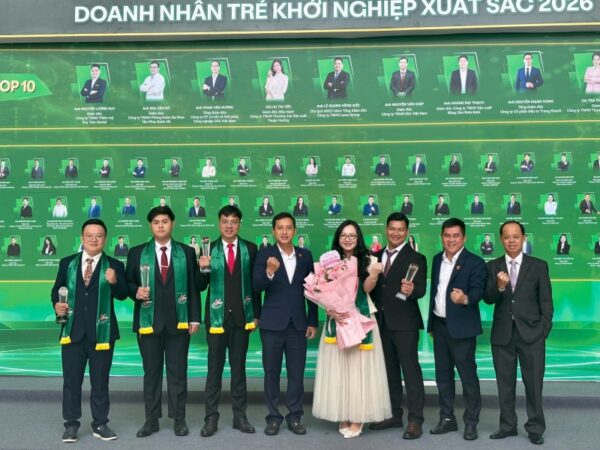 Tây Ninh có 4 doanh nhân trẻ xuất sắc được xướng tên tại lễ vinh danh cấp quốc gia 2026